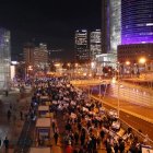 Los protestantes se tomaron las calles.