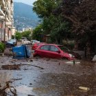 La inundación persiste con fuerza en Grecia.