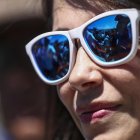 Luisa González, candidata presidencial del movimiento Revolución Ciudadana.