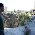 Angustia. Los moradores miran casi a diario el estado de la quebrada para ver si la erosión no ha avanzado.