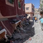 Edificios destruidos en Marrakesh (Marruecos) por el terremoto ocurrido en la noche del viernes.