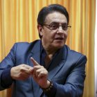 El exlegislador fue fotografiado el pasado 25 de mayo cuando cumplia en Quito una agenda de actividades como aspirante a la presidencia de Ecuador.