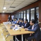 Diligencia. En la Corte Nacional de Justicia se trató de instalar la audiencia preparatoria para dos vocales de la Judicatura.