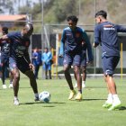 Último entrenamiento de la Selección Ecuatoriana previo al juego que sostendrá contra Uruguay