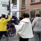 El conflicto se registró en el centro histórico de la ciudad.