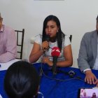 María Lalangui, alacaldesa de Yantzaza, y Patricio Maldonado, presidente de la AME.