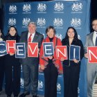 en la presentación de los nuevos Cheveners, quienes aprendrendieron y disfrutaron del Reino Unido.
