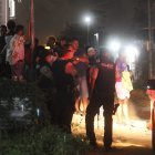 Personal de Criminalística llegó al sitio para levantar evidencias balísticas.