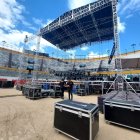 Recital. La agrupación ha usado hasta 10 toneladas de amplificadores.