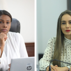 Diana Salazar y Maribel Barreno.