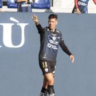 Hoyos marcó la segunda del partido sobre el final.