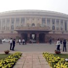 Foto de archivo de la fachada del Parlamento indio, en Nueva Delhi.