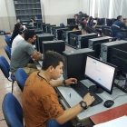 Aspirantes de un cupo para entrar a la universidad, en un proceso de selección pasado.