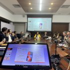 Funcionarios del Ministerio de Telecomunicaciones de Colombia se reunieron tras el ciberataque.