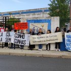 La protesta del Sindicato de Todos los Profesionales de la Educación.