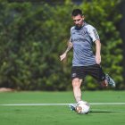 El astro argentino Lionel Messi entrenó con normalidad con el Inter Miami.