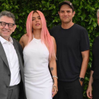 Karol G y los socios de Bichota Récords