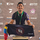 El tricolor se llevó el oro en la categoría -85kg cinturón violenta.