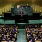 El secretario general de la ONU, António Guterres, habla en la apertura de la Asamblea General, el 19 de septiembre, en Nueva York.