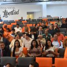 Entre los presentes no estuvieron los dirigentes históricos de la agrupación política.