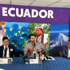 El ministro de Turismo, Niels Olsen, en la presentación del documento.