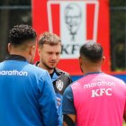 Martín Anselmi (c), DT de los rayados, resaltó el buen momento del Rodillo.