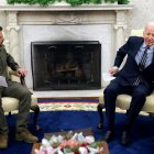 El presidente estadounidense Joe Biden mantuvo una reunión con su homólogo ucraniano Volodímir Zelenski, en la Oficina Oval de la Casa Blanca.