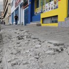 Tramos. La condición de las veredas no es amigable con el peatón.