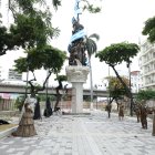 Obra. La Plaza Bicentenario ha sufrido varias fechas de entrega.