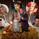 Participantes y presentadores de Desafío a la Fama.