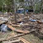 Edificios destruidos después de que el huracán Idalia en la ciudad de Horseshoe Beach, Florida, en una fotografía de archivo.