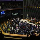 Fotografía de archivo de una sesión del Congreso Nacional, en Brasilia.