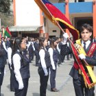 Sergio Andrés Sotomayor Guaranda es el abanderado de la Unidad Educativa José Domingo de Santistevan, por su excelencia académica.