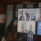 Diligencia. Pasadas las 08:30 se instaló en la Corte Nacional la audiencia preparatoria de juicio.