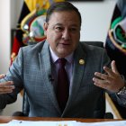 Fotografía de archivo en la que se registró al ministro del Interior de Ecuador, Juan Zapata.