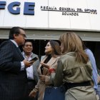 Acto. Los legisladores fueron a la Fiscalía General del Estado.