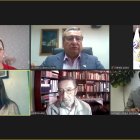 La presidenta Diana Atamaint suspendió la sesión luego de la lectura del informe jurídico.