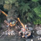 Operativos. Seis retroexcavadoras fueron destruidas en el interior del Parque Nacional Podocarpus.