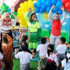 Los padres y madres de familia compartieron con sus hijos los diferentes rincones pedagógicos.