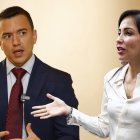 Encuentro. El cara a cara entre Luisa González y Daniel Noboa está previsto para las 19:00 del domingo.