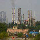 Fotografía de archivo de una vista general de las emisiones de la refinería Miguel Hidalgo, de Petróleos Mexicanos (Pemex). |