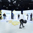 Ubicación. La moderadora Ruth de Salto estará en medio de Luisa González y Daniel Noboa.