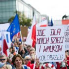 La marcha masiva se realizó en Varsovia