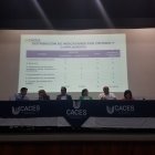 Los consejeros del organismo de aseguramiento de la calidad de la educación superior, este martes 3 de octubre de 2023, durante la presentación del modelo que será alicado en 2026.