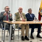 Ministro de Energía, Fernando Santos, en rueda de prensa.