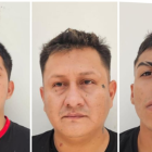 La Policía detuvo a los delincuentes con armas y municiones.