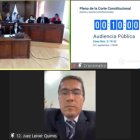 Diligencia. El pasado 25 de septiembre el pleno de la Corte escuchó a los involucrados en el caso del dictamen.