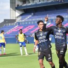 Kendry Páez (i) y Johanner Chávez (d) fueron los autores de los goles de Independiente del Valle.