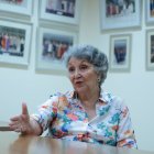 Presencia. Silvia Rivadeneira preside la Sociedad Femenina de Cultura.