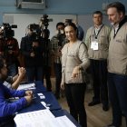 Isabel de Saint Malo (c), es la jefa de la misión de observadores de la OEA que llegará a Ecuador.